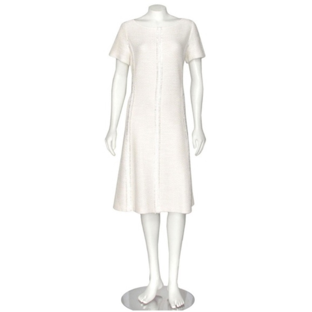 St. John Ivory Knit Dress